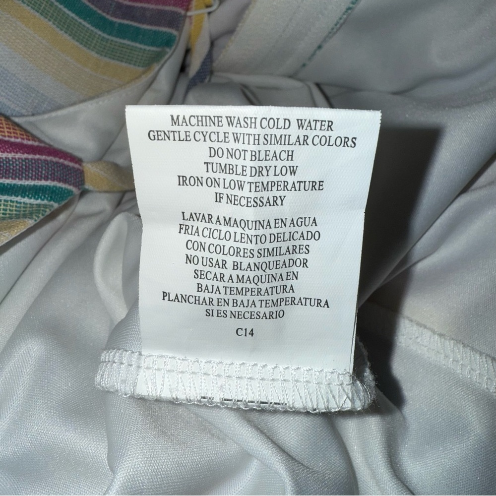 Jude Connally Multicolor Striped Women's Romper Size Medium - Picture 5 of 9
